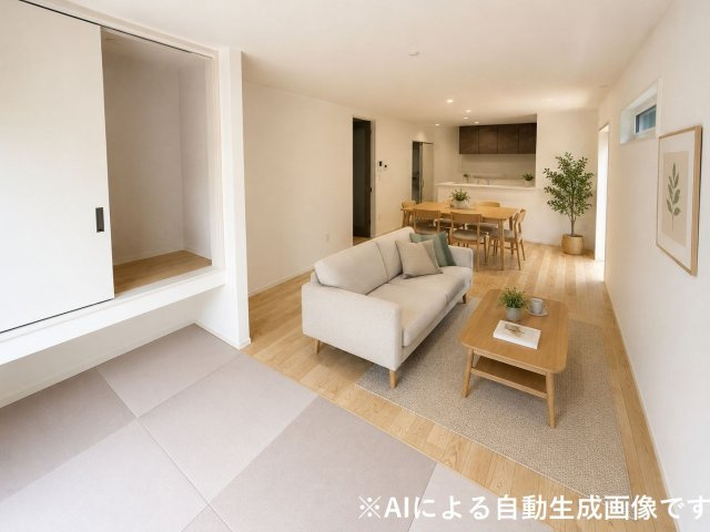 陽光降り注ぐ明るく開放的な空間は、住まう人の寛ぎの時間をゆったりと伸びやかなものにしてくれます