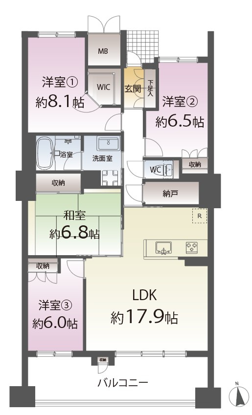 間取り：304000348430