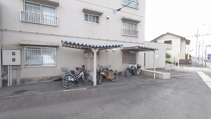 駐輪場です。