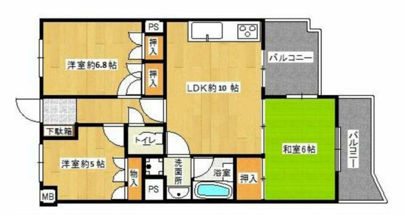 間取図です