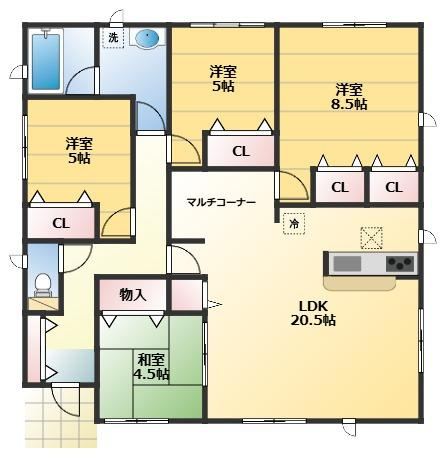 間取り：345000048185