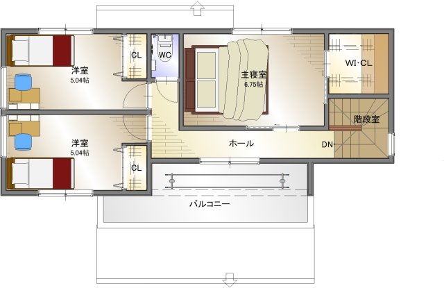 2階平面図