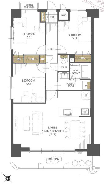 間取り：328000464569