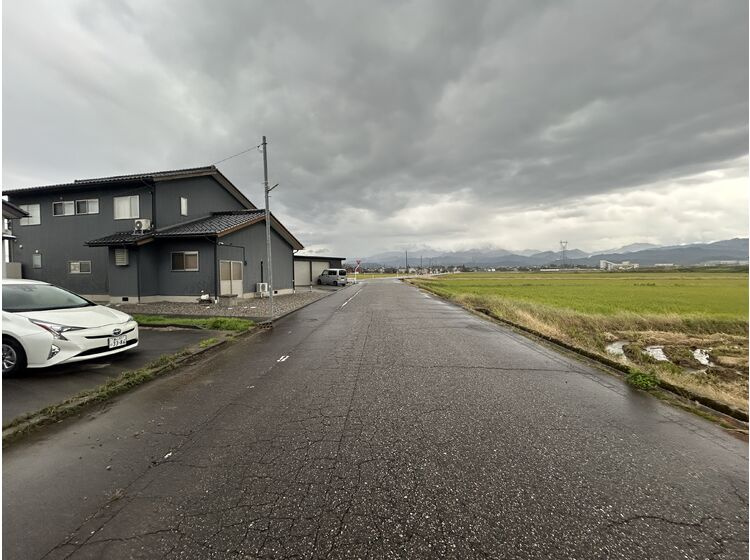 前面道路(東向き)