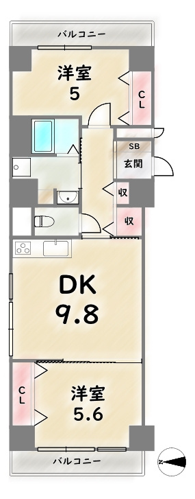 間取り：326000273419