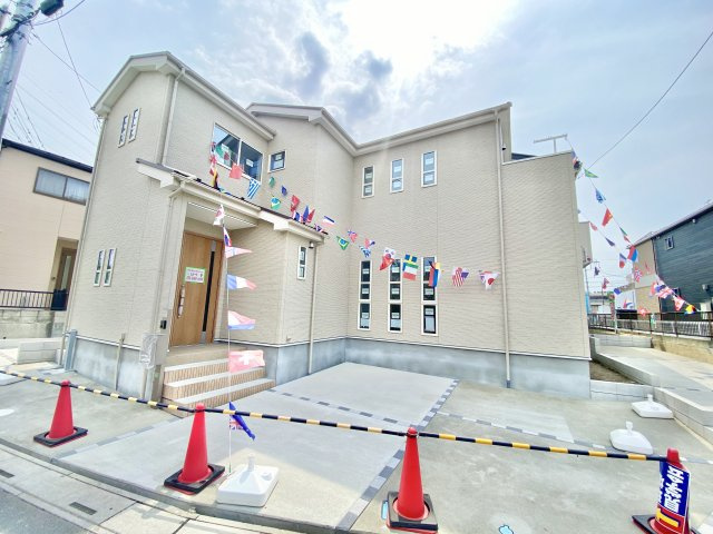 3号棟　全居室6帖以上・全居室に収納がある3LDK！家事動線を考慮した水回りの集中した間取りです！駐車スペース2台可(車種による)！