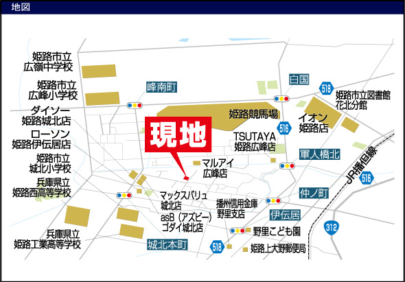 最寄りバス停まで徒歩3分、周辺環境も整ったエリア
