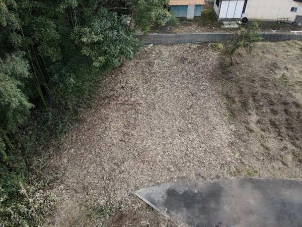 【笛吹市境川町小黒坂　売地の外観】