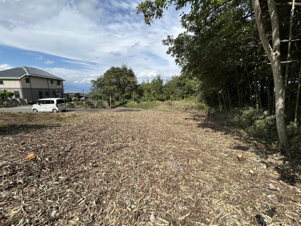 【笛吹市境川町小黒坂　売地の外観】