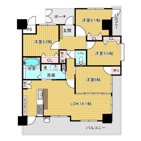 間取り：334000235549