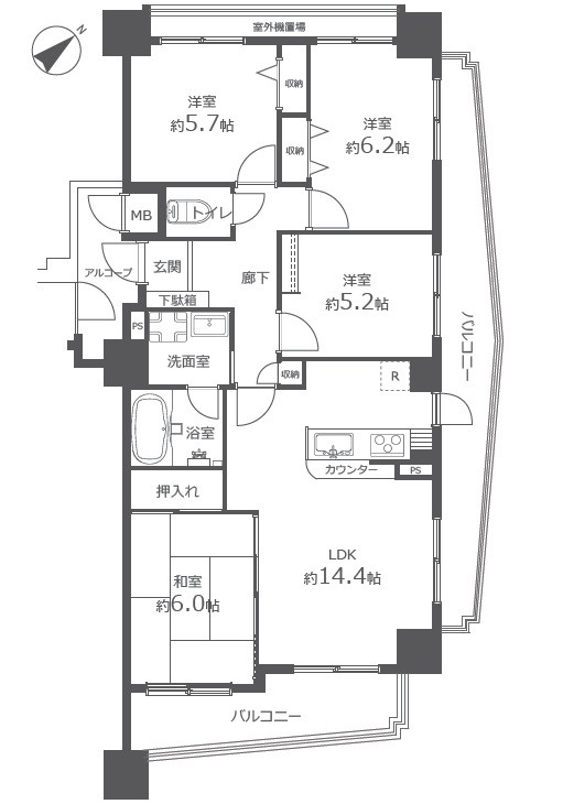 間取り：334000216358