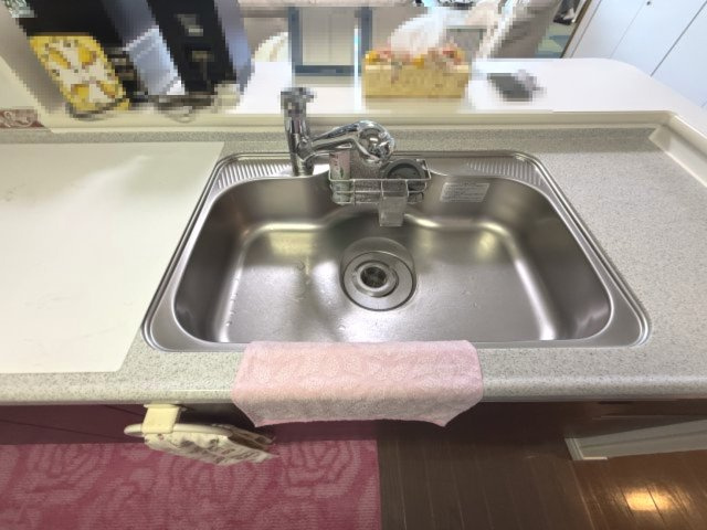 浄水器付きのシンク