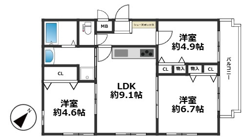 間取り：328000559154