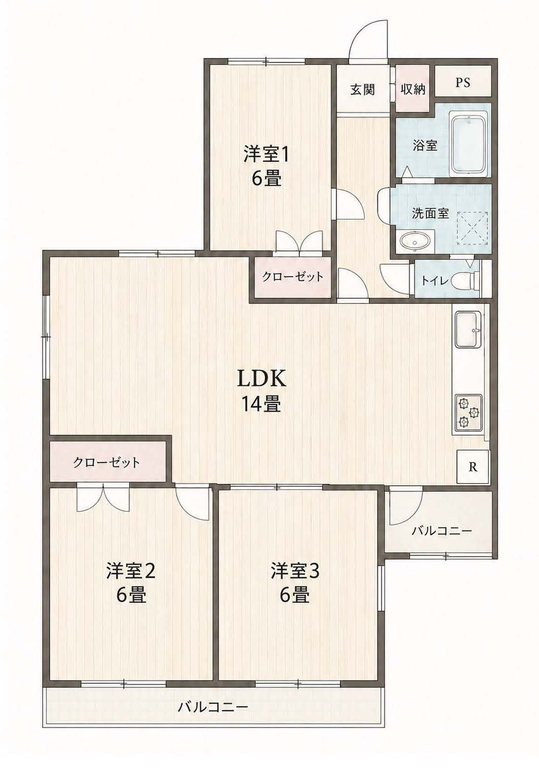 間取り：328000673702
