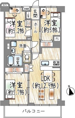 間取り：327002853182