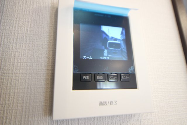録画機能付きのカラーTVモニターホン。留守中の来客も確認できます