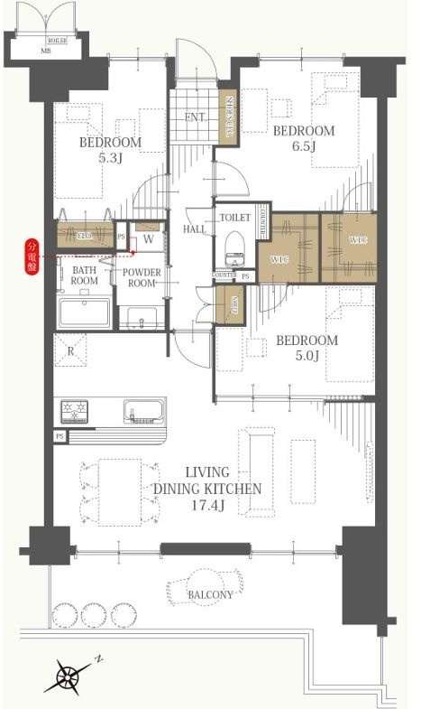 間取り：334000217575