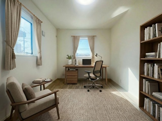 書斎や趣味部屋など、ライフスタイルに合わせ、様々な用途で使えるお部屋です。※画像はイメージです。
