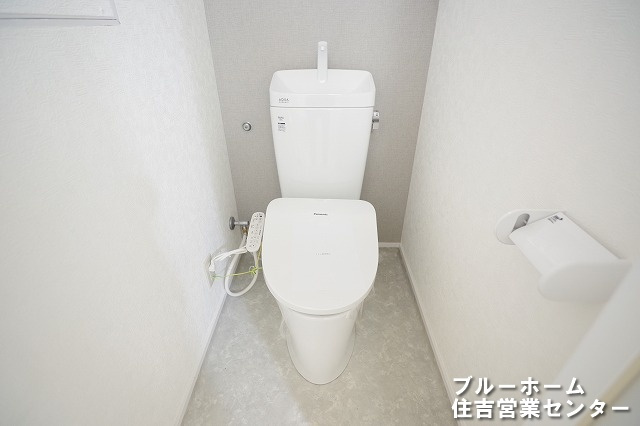 清潔感を保つ温水洗浄便座です！