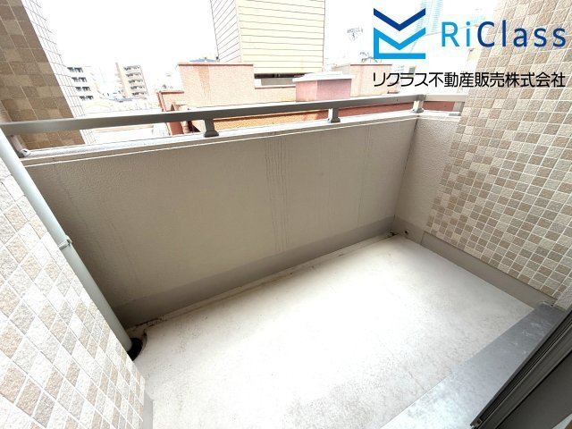 寝室側バルコニーです