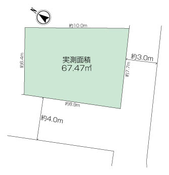 駐車場想定部分区画図