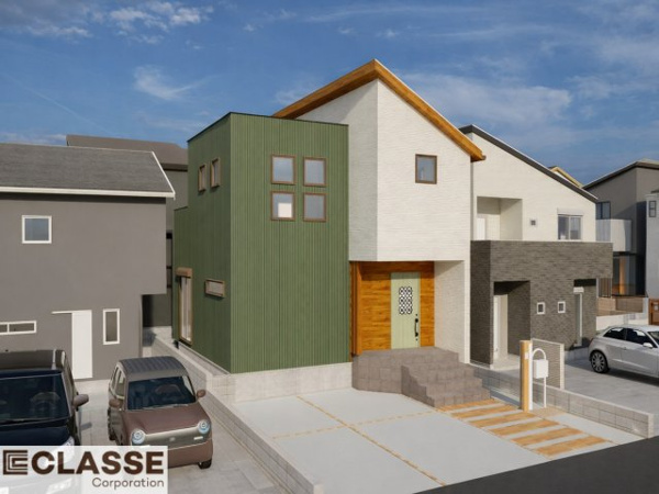 【城陽市寺田宮ノ谷 売土地 建築条件付きの完成予想図】