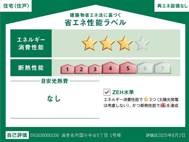 ZEH水準・省エネ基準適合住宅（証明書の取得費用が発生する場合があります）