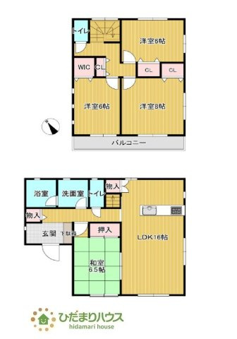 全居室6帖以上で住環境広々！