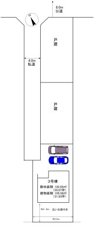 区画図です