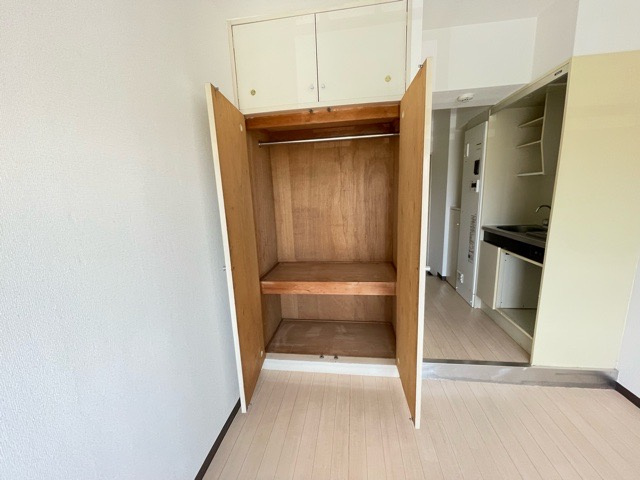大きな収納でお部屋もスッキリ。　