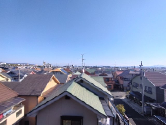 2階洋室から東方向の眺望