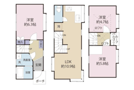 港区赤坂6丁目の間取り