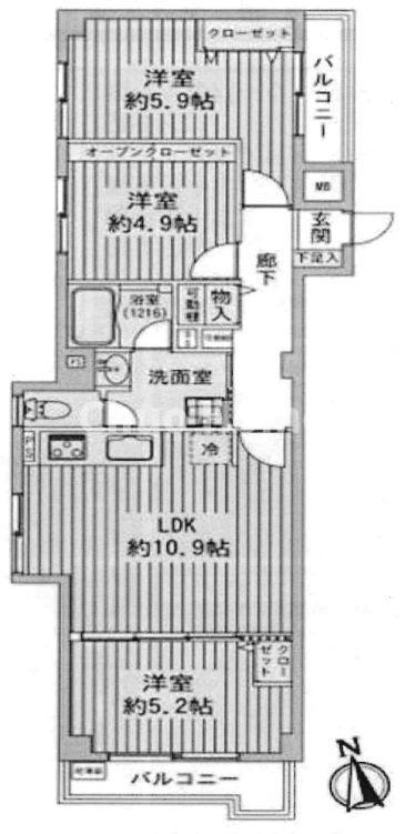 間取り：313004634827