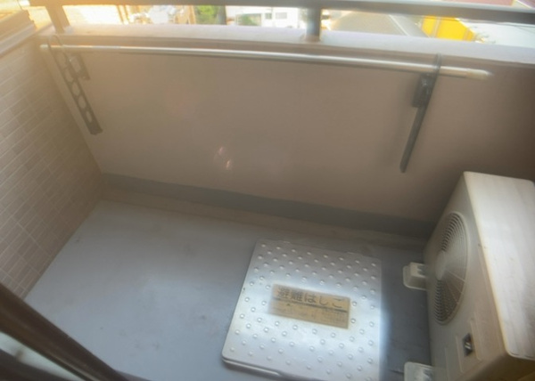 レサージュ南橋本2番館のバルコニー