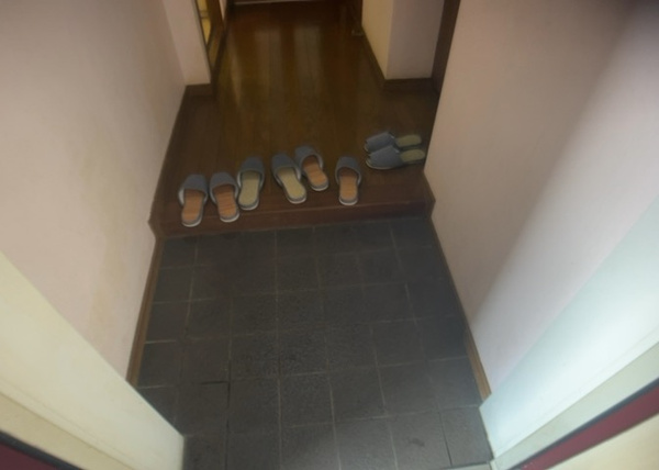 レサージュ南橋本2番館の玄関