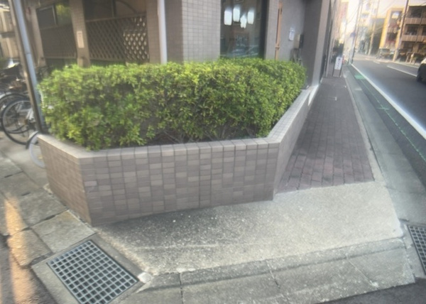 レサージュ南橋本2番館の庭