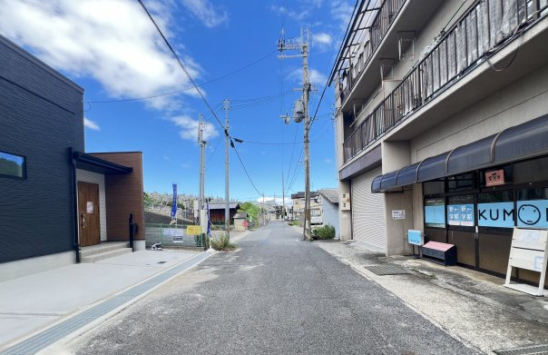 前面道路含む現地写真です