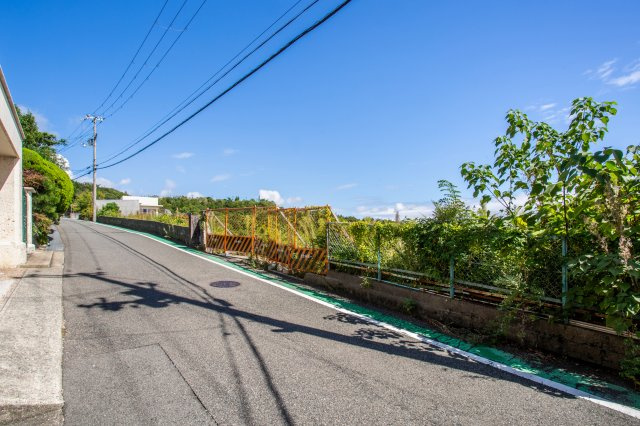 北西側道路写真