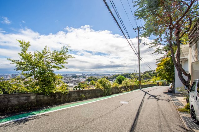 北西側道路写真