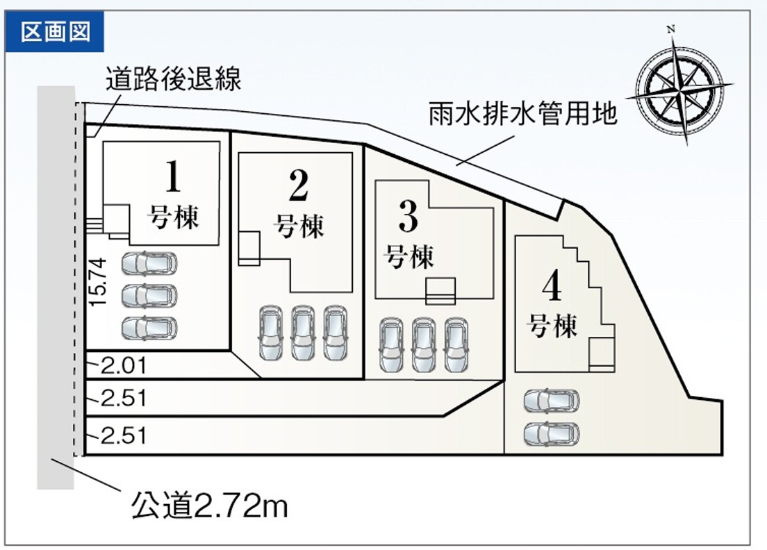 3号棟の区画図です