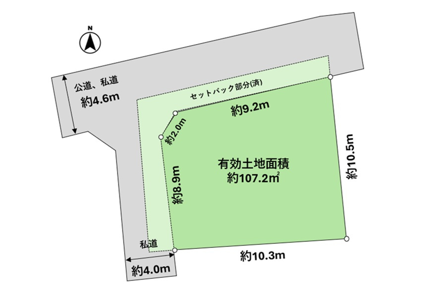 図面と現況が異なる場合は現況を優先とします。