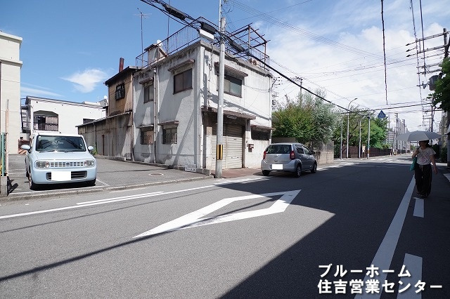 別角度からの前面道路です！