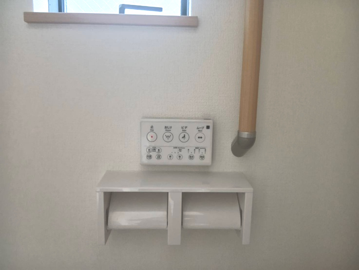 洗浄便座操作パネル