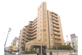 宇部市朝日町の中古マンションの外観