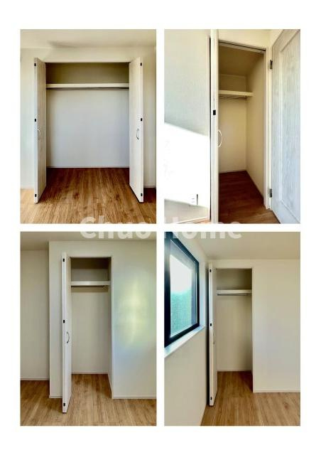居室にはクローゼットを完備し、自由度の高い家具の配置が叶うシンプルな空間です。お子様の成長と必要になる子供部屋を与えるにはぴったりの間取りですね。