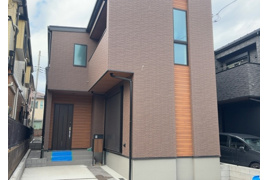 相模原市中央区上溝の新築戸建ての外観