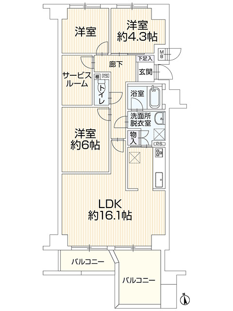 間取り：323000486264