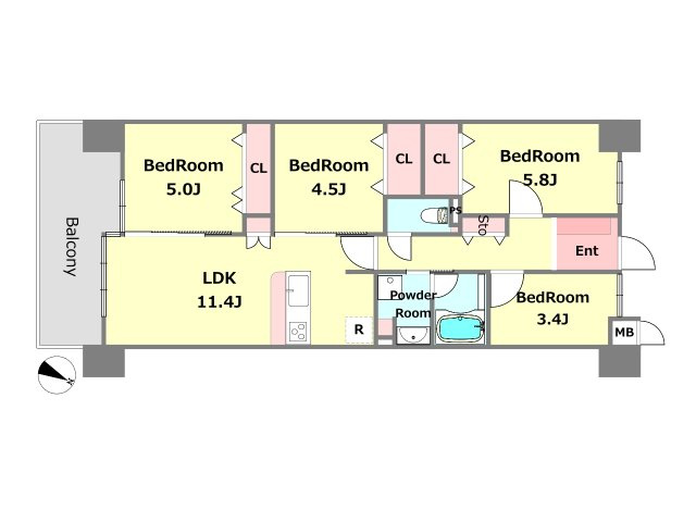 間取り：328000619565