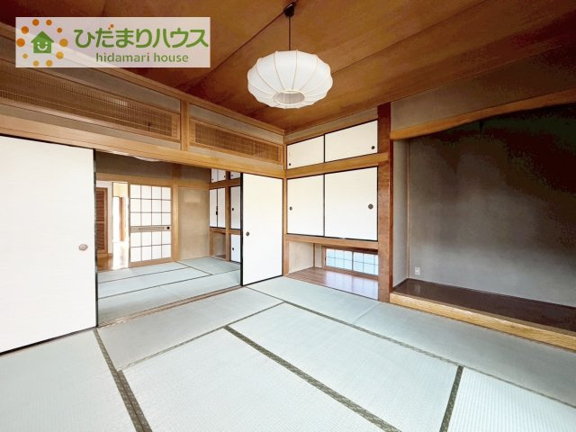 赤ちゃんスペースや客間など、多彩な用途で使用できる和室☆