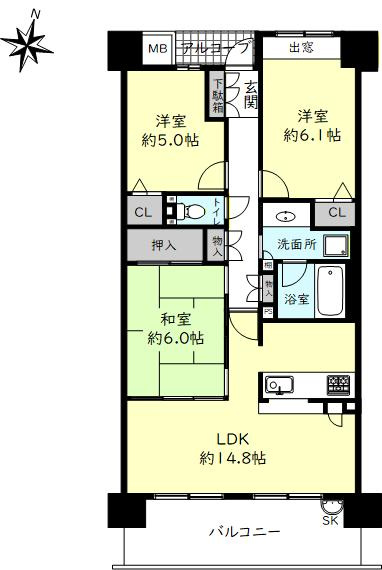 間取り：328000572638